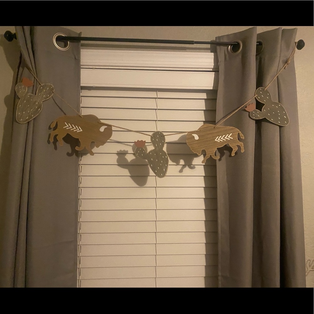 Boho Cactus & Buffalo garland